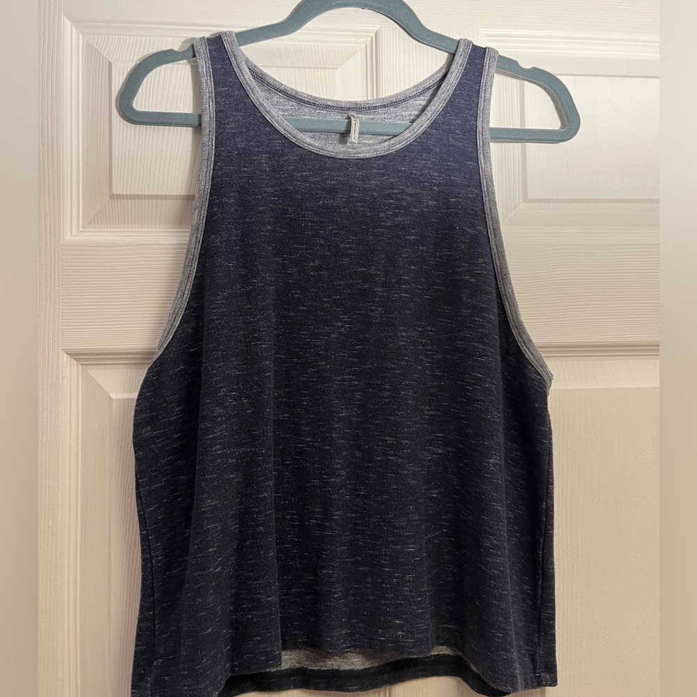 Blue Sweater-like tank top